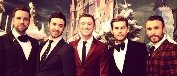 The Overtones beim Adventsfest (Foto von twitter.com/the_overtones)