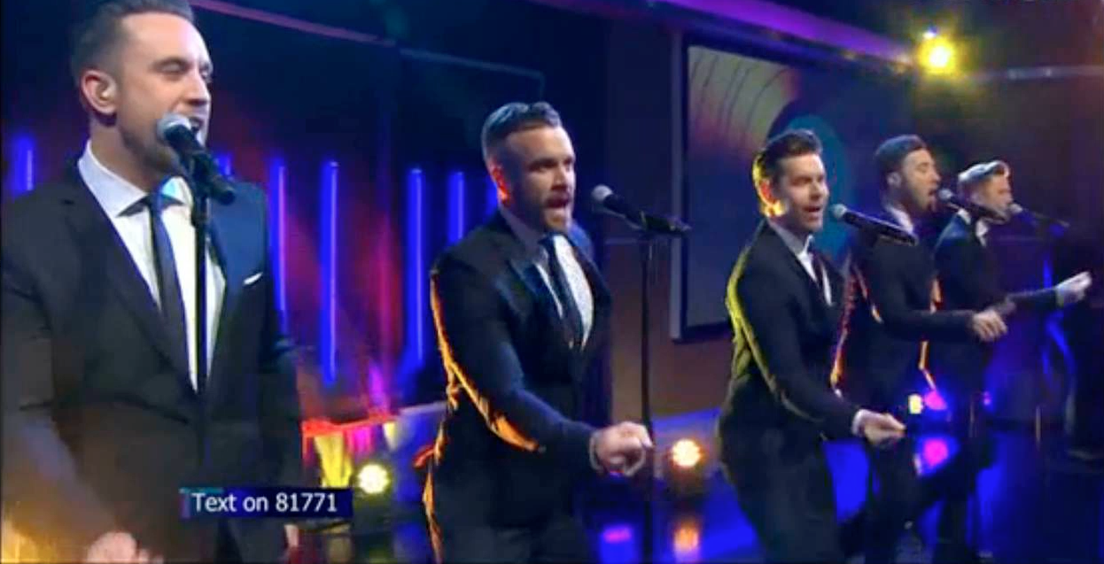 The Overtones on Nolan Live "Get Ready"